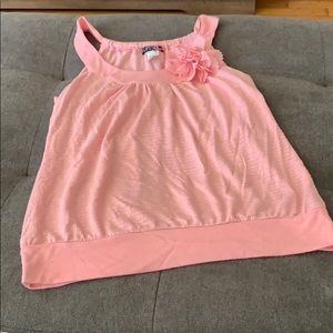 Lipstick brand pink tank Sz L